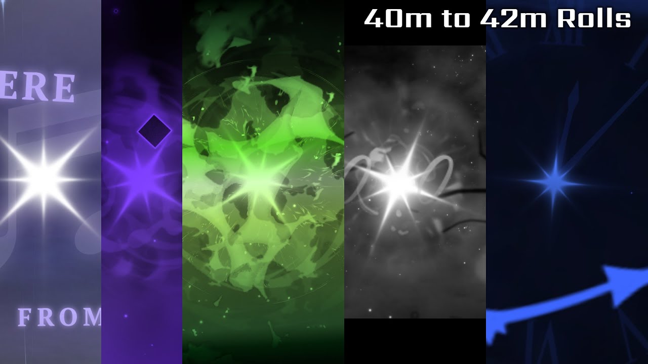 Every Global I got from 40M to 42M Rolls ┃Sols Rng Eon 1-8