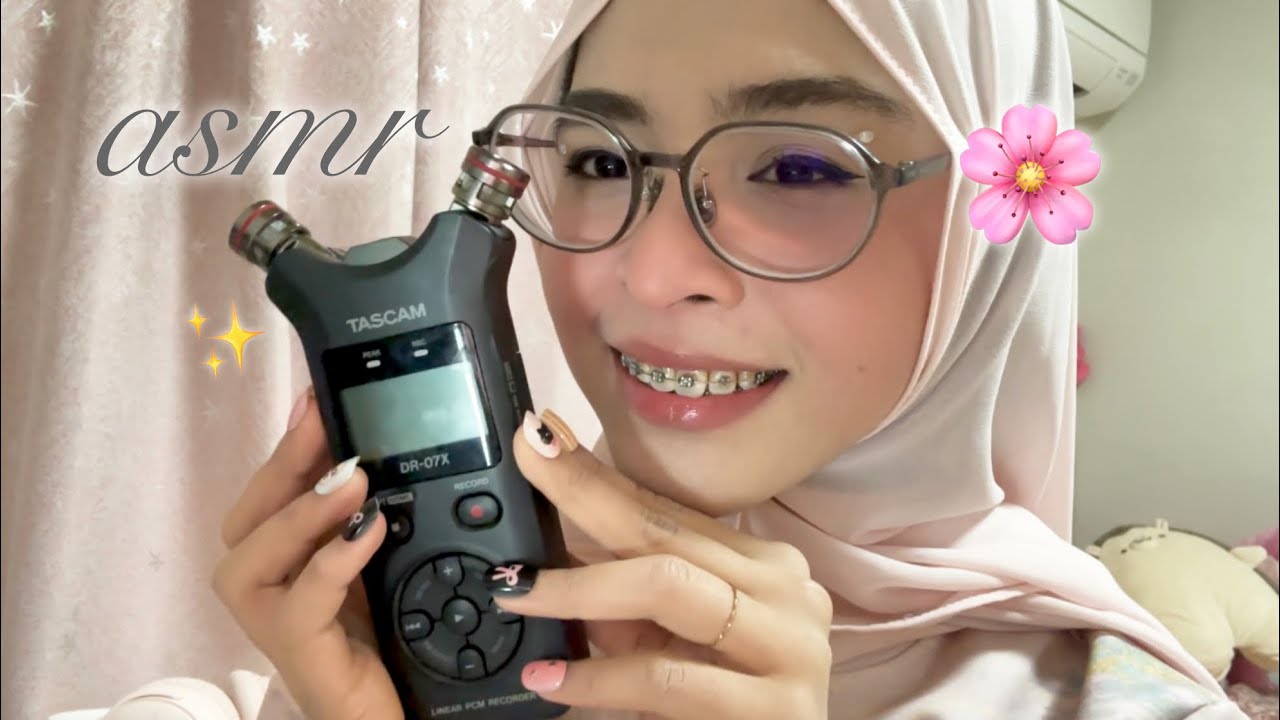 ASMR // TASCAM MIC TEST (FIRST TIME) 🦢🩰