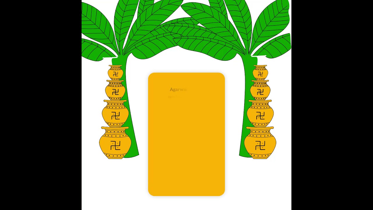 Trending South Indian Wedding Invitation 2021 | Hindu Wedding Invitation Video 