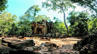 West Prasat Top Near Ta Prohm Temple, Siem Reap, Cambodia, Virtual Walk 4K - Video Sumsooth 105