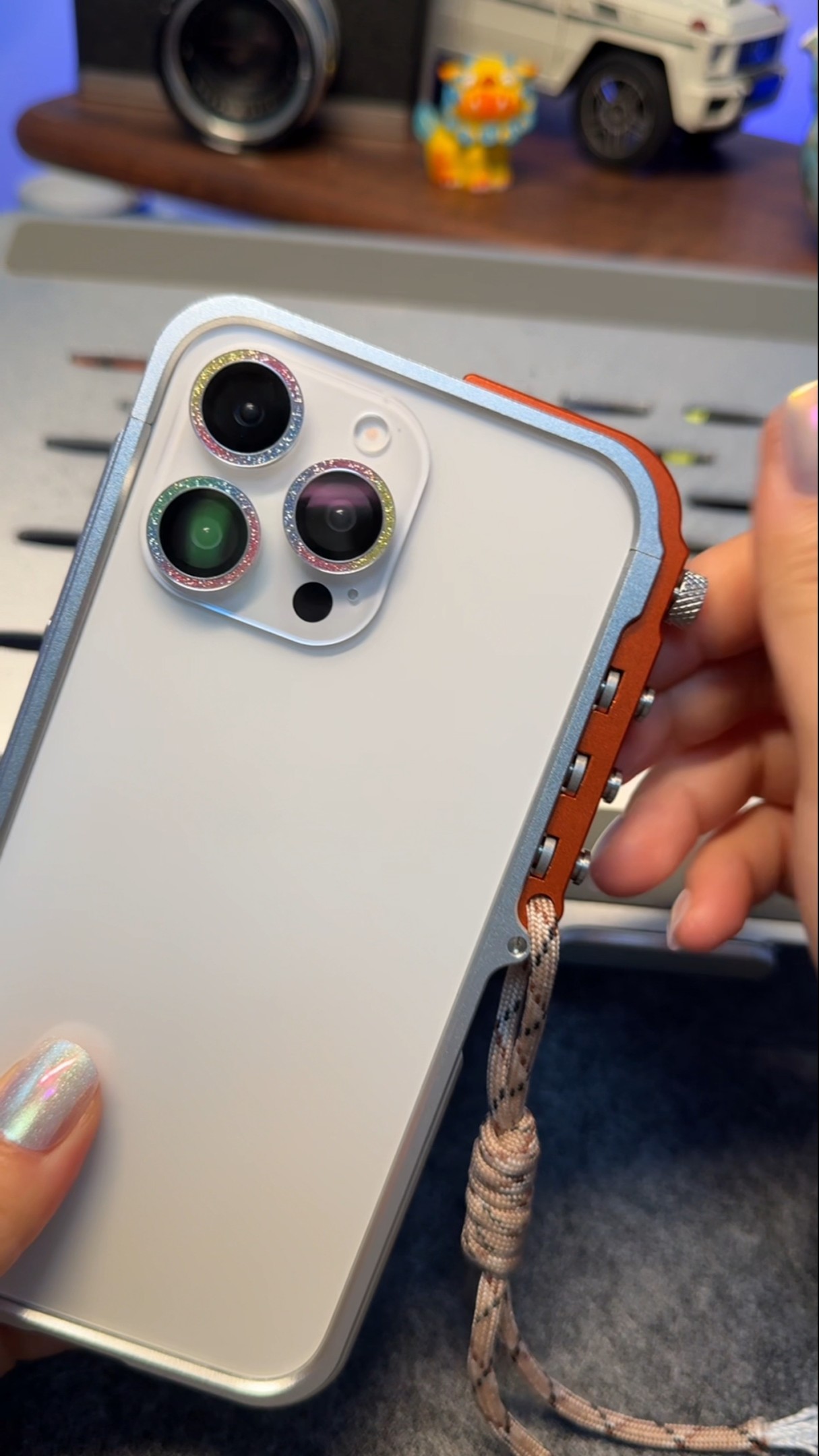 First time seeing this case is so cool metal case Apple phone case Apple 16 metal phone case #shorts