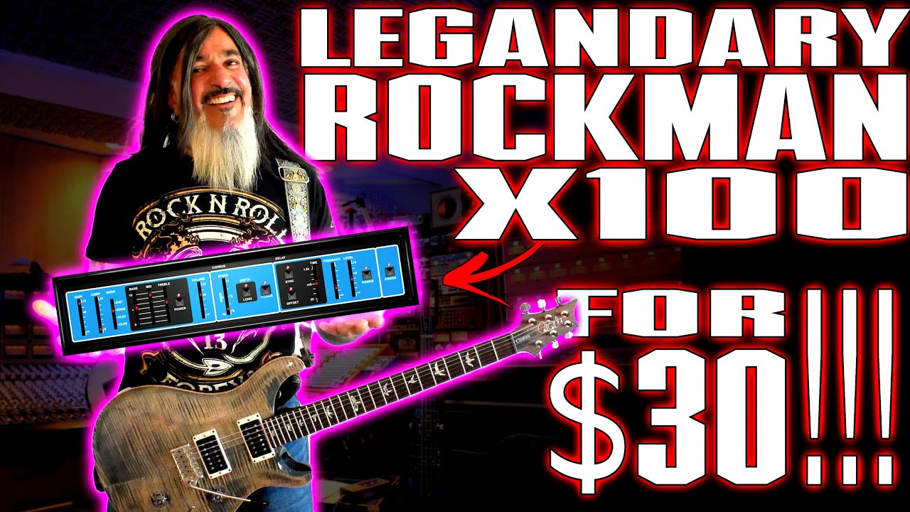 ROCKMAN X100… For $30???!!!… 80s Guitar LEGEND IS BACK As A Plugin