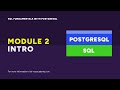 Module 2 Primer - SQL Fundamentals with PostgreSQL
