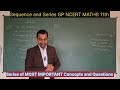 #sequence and Series #ncert #maths #11th #Sukhvinder Singh #htet #CSIRUGCNET #air07 #PWM #education