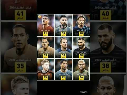 اعمار لعيبه في سنه 2026