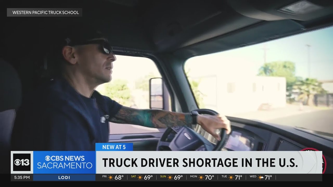 New study shows U.S. is facing truck driver shortage - YouTube