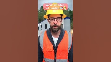 Work smarter, not harder 💵👷‍♂️ #construction #adamrose #funny #constructionworker