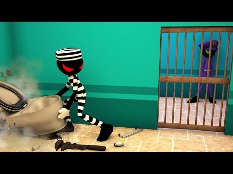 Stickman Prison Escape Story 3D - Free Play & No Download