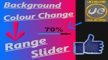 Background colour change-Range Slider || HTML and CSS ||
