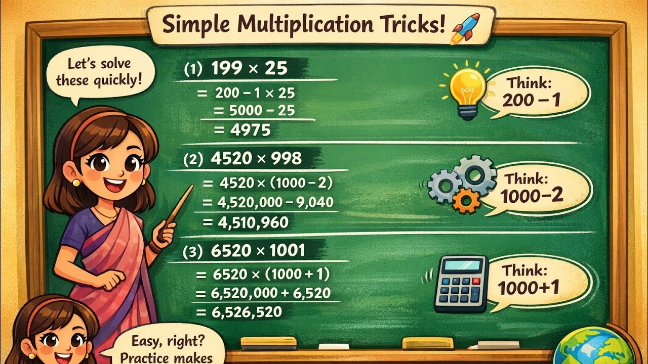 “Stop doing long calculations!”Try this simple math trick 👇 - YouTube