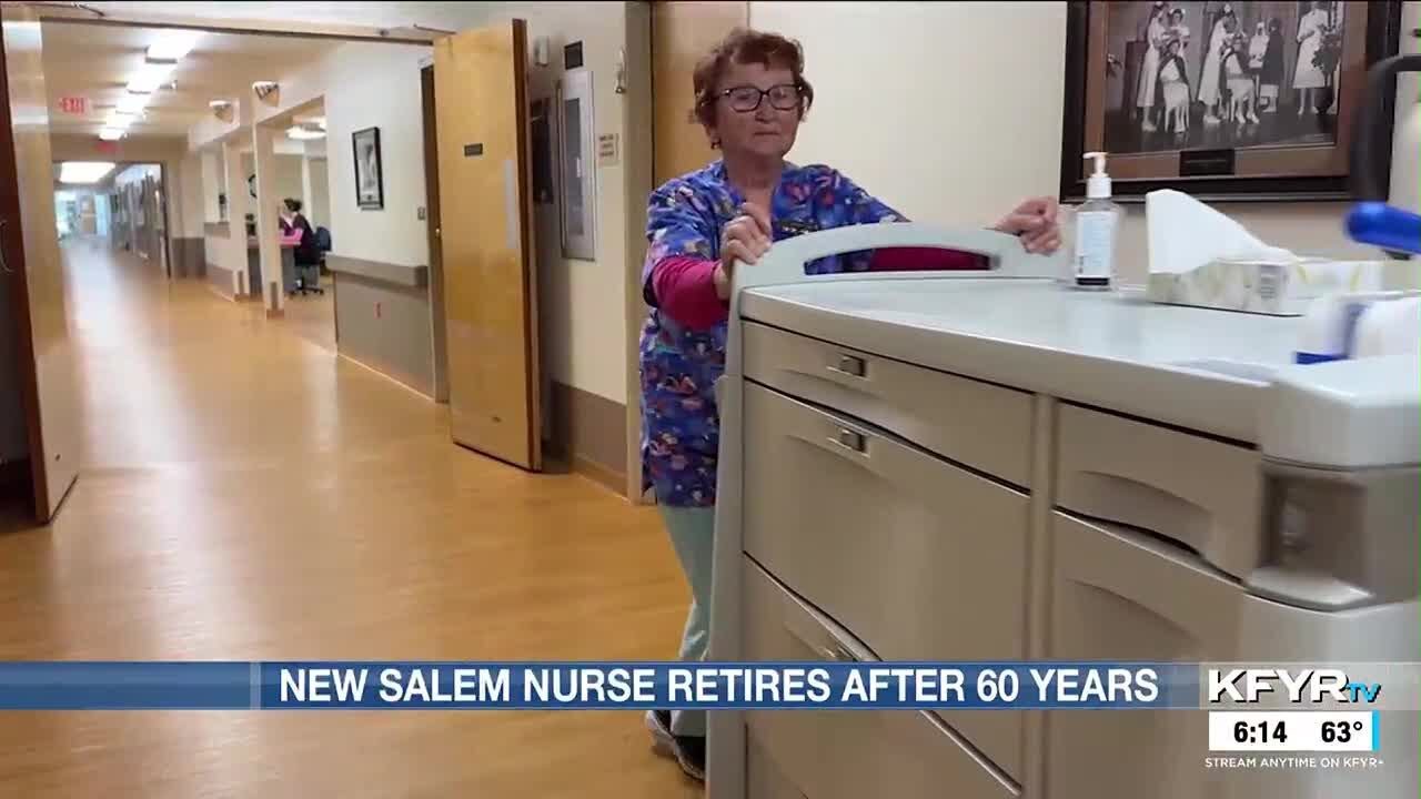 ‘It’s bittersweet’: New Salem woman retires after 60 years as a nurse