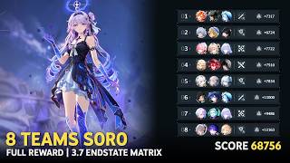S0R0 TEAMS VS 3.7 ENDSTATE MATRIX | 68K Full Reward Clear | Wuthering Waves 3.7