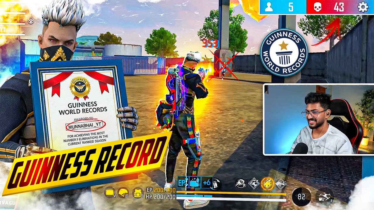 Lobby Destructor Munna Bhai 😎💥 Highest Record Of The Season 🔥 - Free Fire Telugu - MBG ARMY