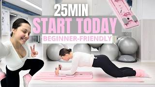 25 MIN Beginner Full Body Pilates Board Workout | Strength, Core & Low Impact Burn
