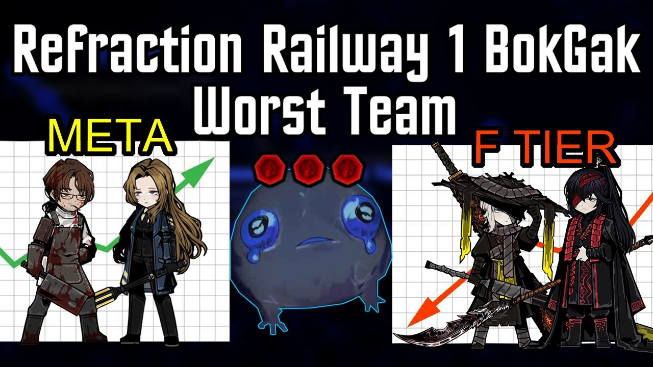 Beating Railway 1 BokGak With The WORST Team. It Was SLOW!