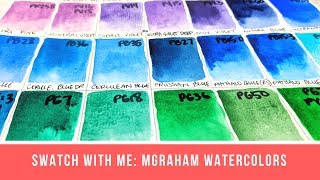 Swatch with Me: M. Graham Watercolors (47 Colors)