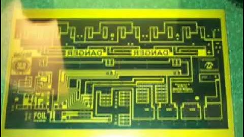 Making a PCB-Printed Circuit Board-DIY-PART I-Exposure & Developing