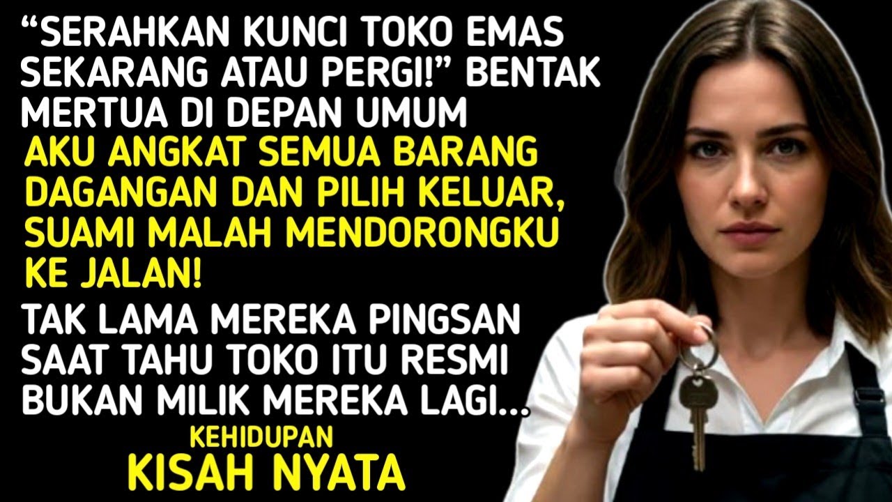 Mertua R4mp4s Toko Emasku, Suami D*rong Aku ke Jalan | Tak Lama Mereka Pingsan Saat Tahu Ini!