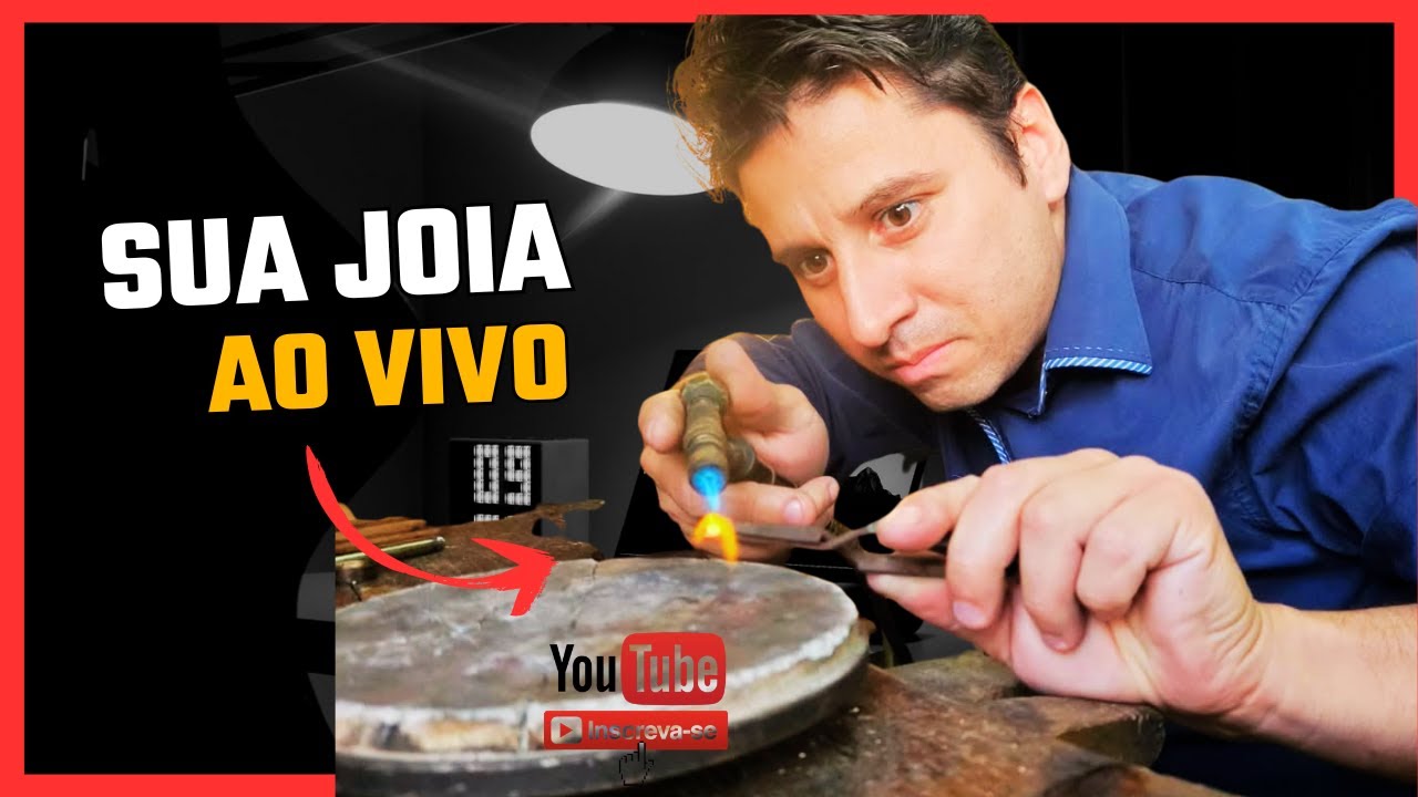 Polimento e Cravação do Conjunto em Citrino — Joalheria Mackenzie (AO VIVO)