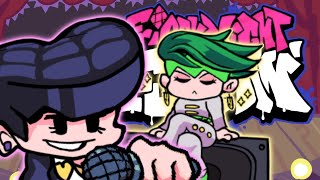 Josuke Higashikata over Boyfriend (BF) | Friday Night Funkin' JoJo Mod Showcase!