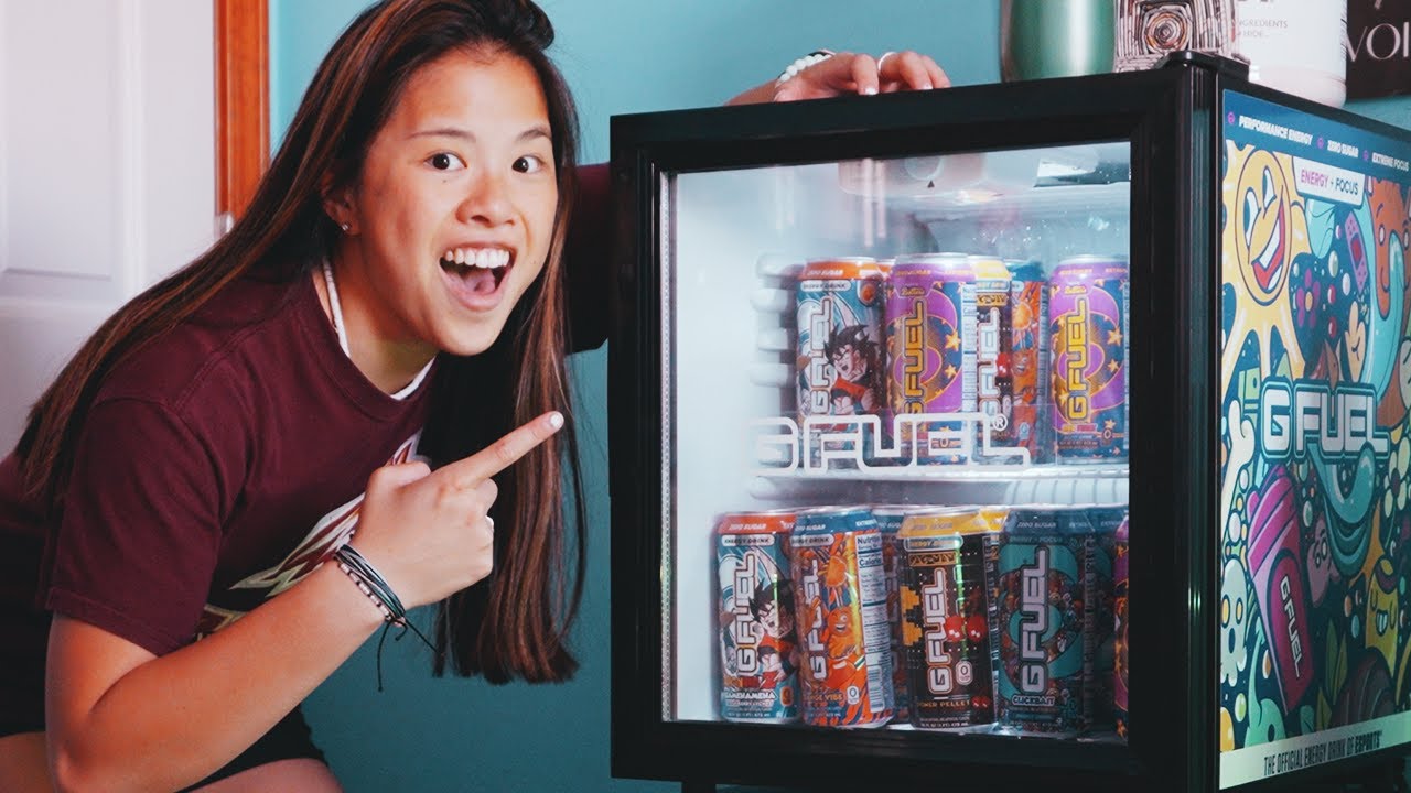 Restocking my G FUEL Mini Fridge! YouTube