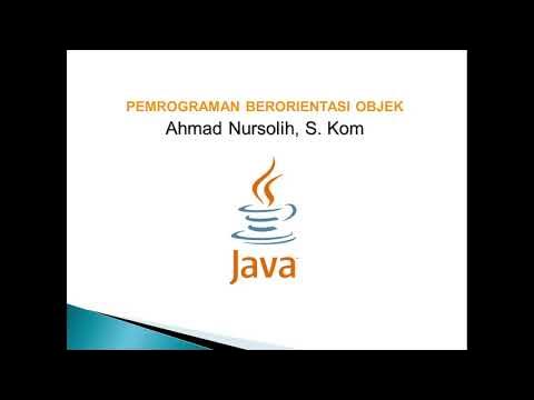 Materi Dasar PBO (Pengenalan Java dan Netbeans) - YouTube