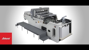 Sakurai Stop Cylinder Screen Press MS102AX