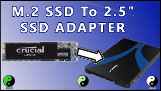 Change M.2 SSD to 2.5" SSD Using the Sabrent Enclosure / Adapter