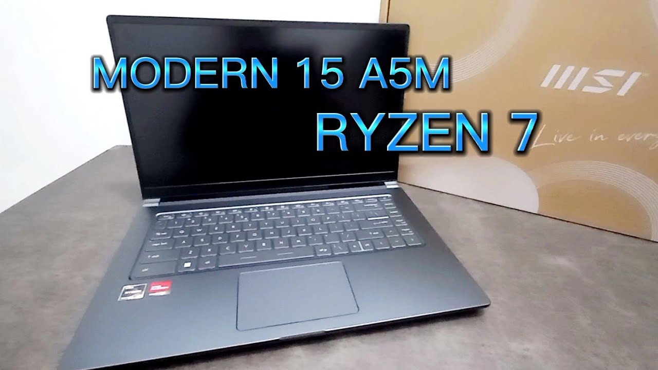 Laptop MSI Modern 15 a5m❗️ryzen 7
