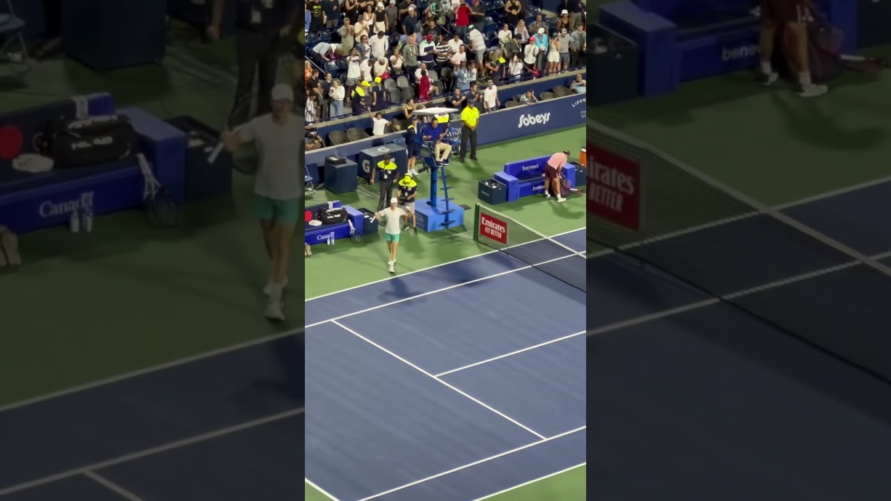 Sinner marches onto the NBO final in Toronto, 2023 