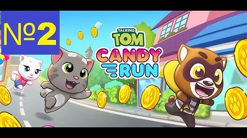 Talking Tom Candy Run Part 2 Gameplay