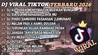DJ TIKTOK TERBARU 2026🎵DJ KU SUDAH MENCOBA TUK BERIKAN BUNGA🎵DJ SALAH APA IPANK 🎵FULL BASS