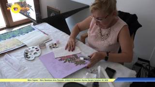 Ebru Yapımı - Ebru Sanatçısı Arzu Özaydın ANSAN El Sanatları Karma Sergisi Antalya 4K UHD