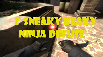 CS:GO - 2 Sneaky beaky Ninja Defuse