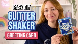 Easy Cricut Shaker Card: The Secret to Perfect Glitter Cards