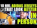 10 NHL Adidas Jerseys That Look Better IN PERSON!