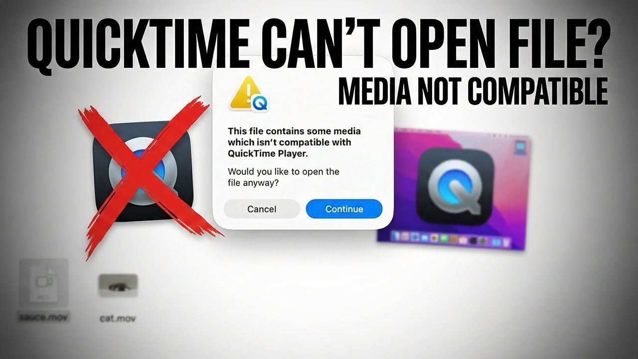 Why QuickTime Player Can't Open Your MOV File: Codec Errors Explained