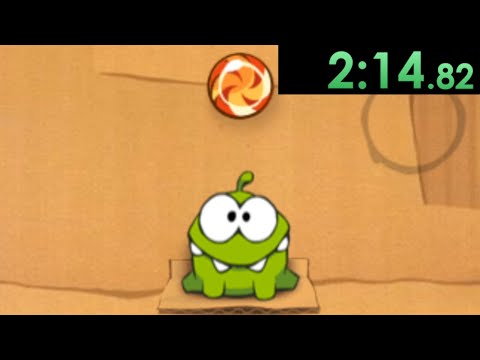 I decided to speedrun Cut The Rope and the puzzles only partially broke me...