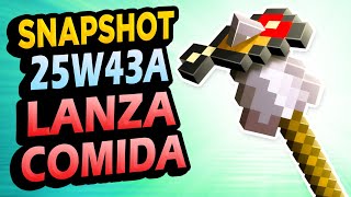 ✅ LANZA COMIDA 👉 Snapshot 25W43A Minecraft 1.21.10