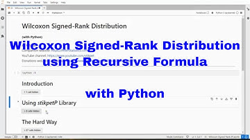 Python - Wilcoxon Signed Rank Distribution Using Recursive Formula