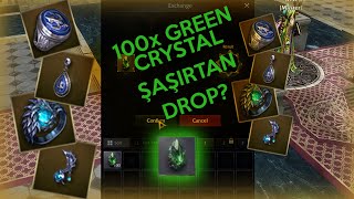 100X Green Crystal Kırdırdım Efsane Drop Rise Online