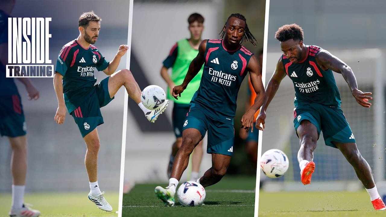 FIRST TRAINING SESSION FOR CUCURELLA AND KONATÉ! MBAPPÉ AND TCHOUAMENI ARE BACK!