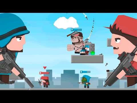 Видео: Атака клонов Clone Armies 2D Games андроид игры