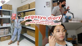 NEGOSYO DIARY | A Business Owner’s Life: pack orders with me, GRWM warehouse & office tour etc.