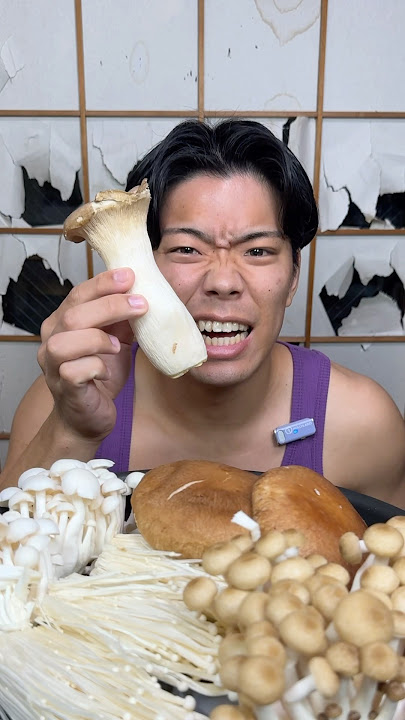mushroom cheese tammyon. #purplegorilla #mukbang