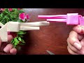 How to Make Gun Paper without scissors and glue / DIY / Craft / Origami