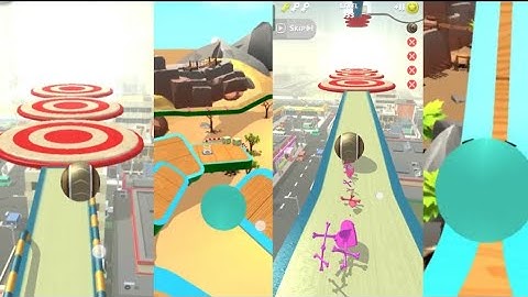 SkyRolling Ball 3DvsActino BallsAll Gameplay Android,ios Walkthrough Mobile  New Update Level #133