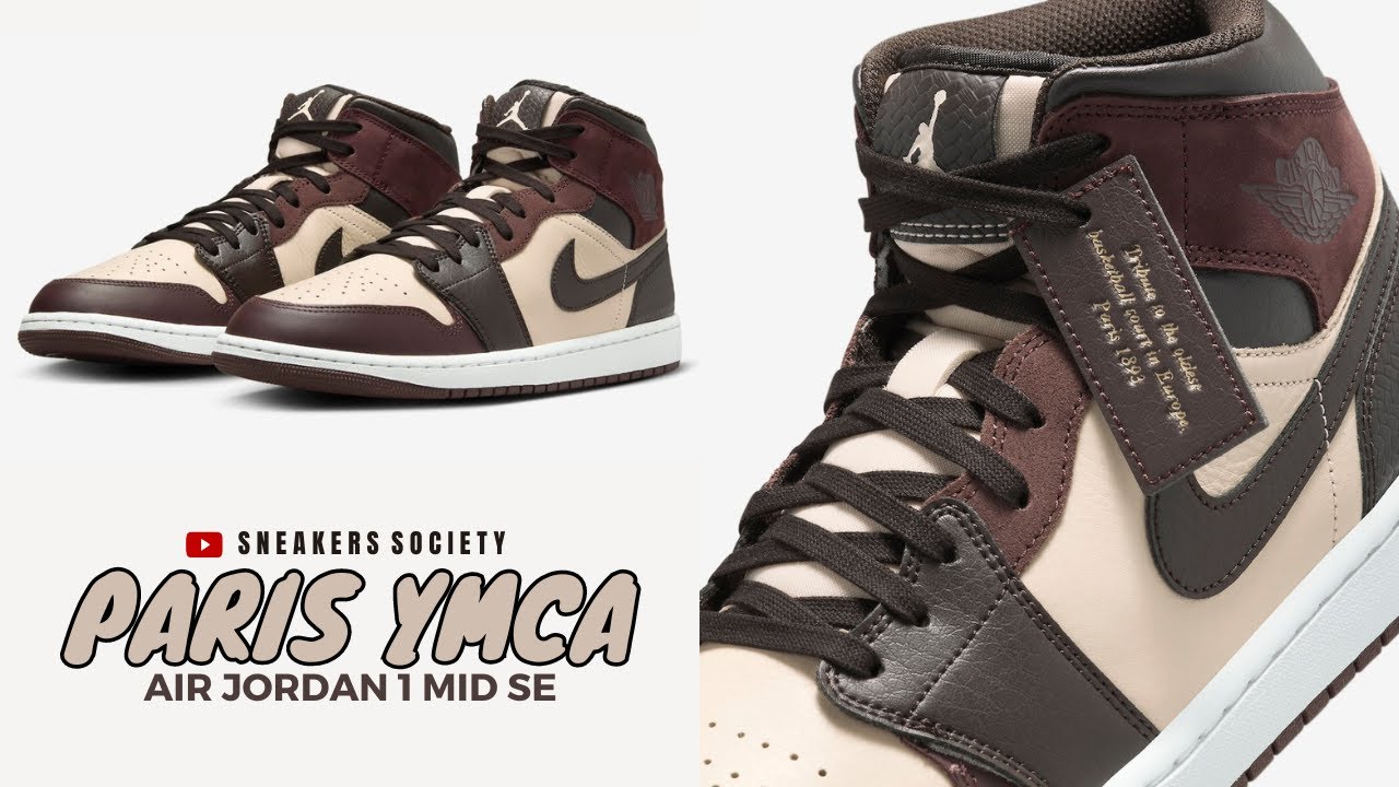 PARIS YMCA 2024 Air Jordan 1 Mid SE DETAILED LOOK + PRICE YouTube