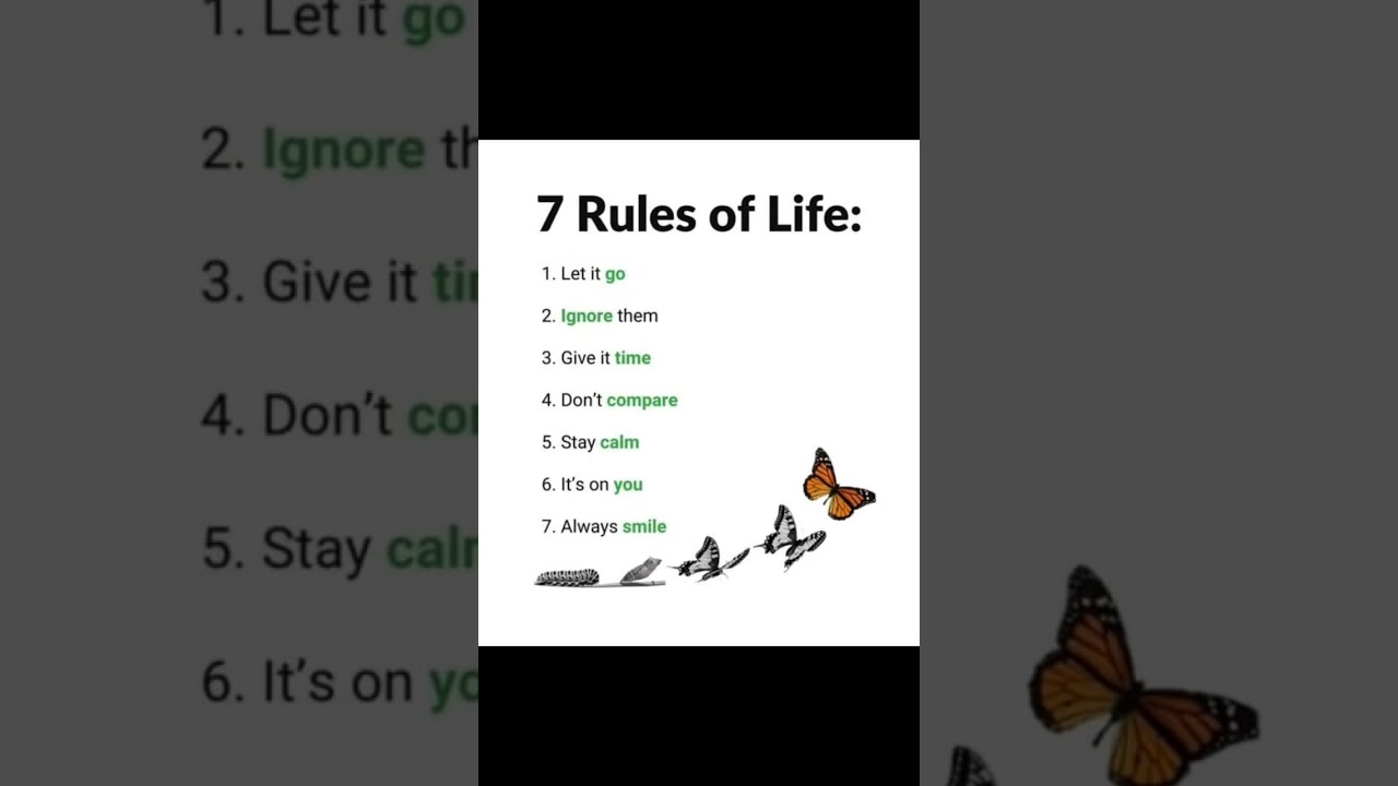 7 Rules of Life 