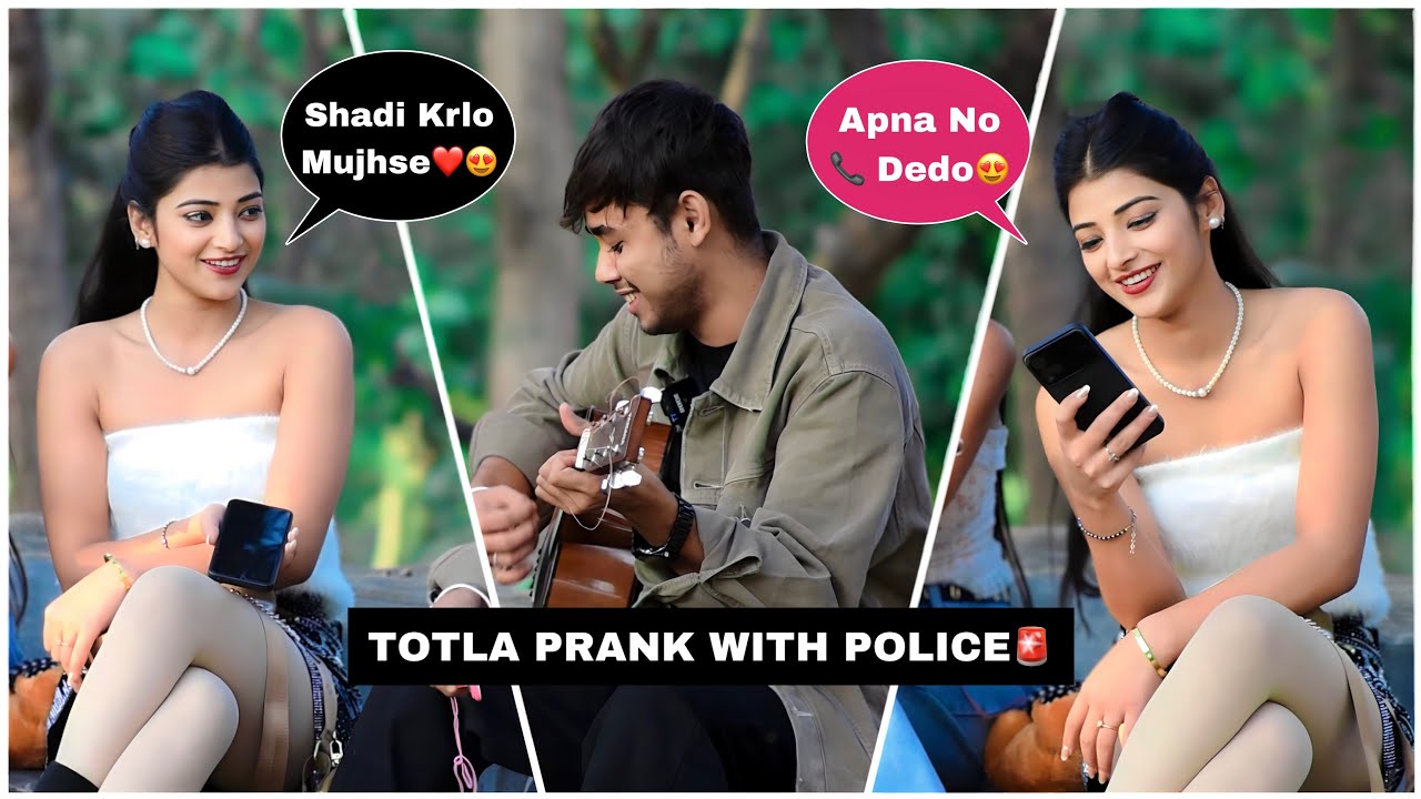 Totla(तोतला) Singing Prank On Girl | Love Songs Mashup | Impressing Cute Girls Reactions😍| Jhopdi K